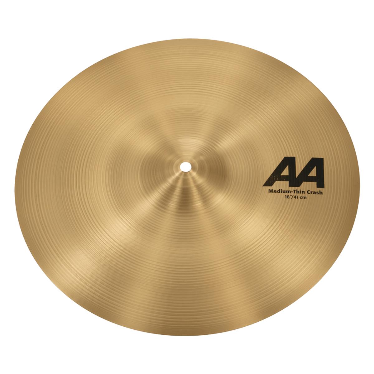 

Sabian 16" AA Medium-Thin Crash Cymbal, Natural Finish
