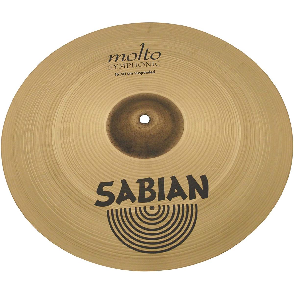 

Sabian 16" AA Molto Symphonic Suspended Cymbal, Thin, Brilliant Finish