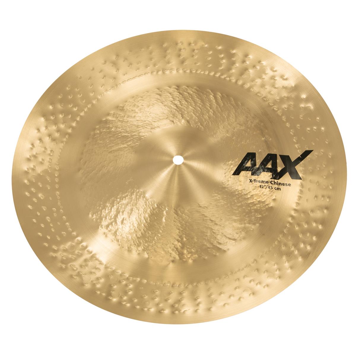 Sabian 17" AAX X-Treme Chinese Cymbal, Thin, Natural Finish An extremely fast and open attack, raw and ripping sound, and punch power with rapid decay make the SABIAN 17" AAX X-Treme Chinese the ideal choice to cut through any band at any volume. Sure, the band may hate you, but you know a good Tg when you hear it! The SABIAN AAX series delivers consistently bright, crisp, clear and cutting responses - AAX is the ultimate Modern Bright sound!