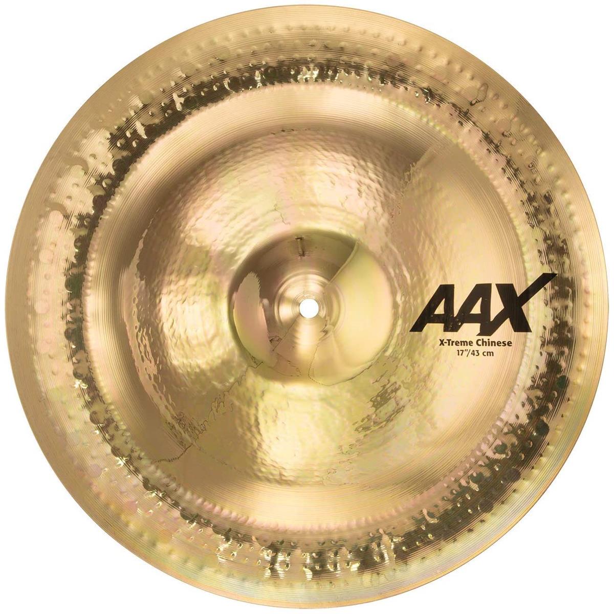 Sabian 17" AAX X-Treme Chinese Cymbal, Thin, Brilliant Finish An extremely fast and open attack, raw and ripping sound, and punch power with rapid decay make the SABIAN 17" AAX X-Treme Chinese the ideal choice to cut through any band at any volume. Sure, the band may hate you, but you know a good Tg when you hear it! The SABIAN AAX series delivers consistently bright, crisp, clear and cutting responses - AAX is the ultimate Modern Bright sound!