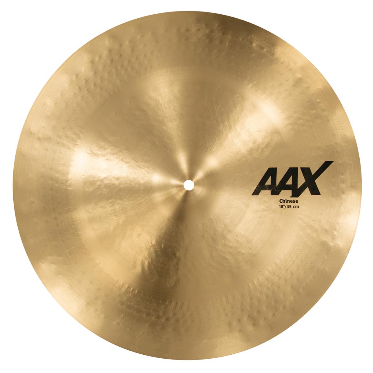 Sabian 18" AAX Chinese Cymbal, Thin Sabian 18" AAX Chinese delivers Modern Bright, biting response that is big, brash and trashy. The Sabian AAX series delivers consistently bright, crisp, clear and cutting responses - AAX is the ultimate Modern Bright sound!