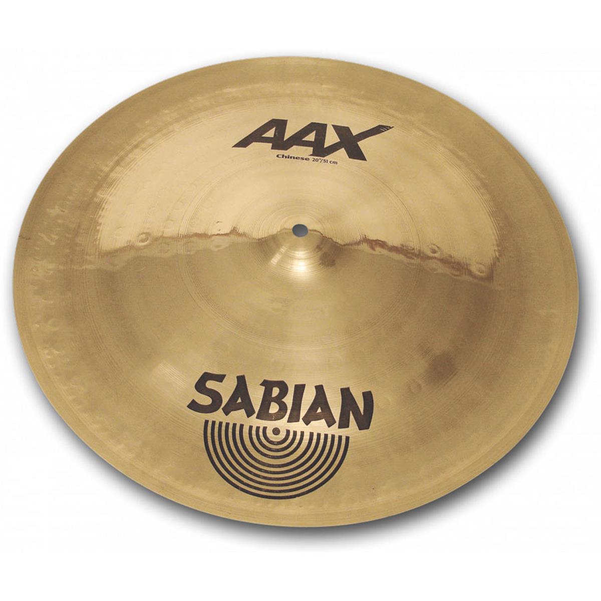 Sabian 20" AAX Chinese Cymbal, Thin, Natural/Raw Finish SABIAN 20" AAX Chinese delivers Modern Bright, biting response that is big, brash and trashy. The SABIAN AAX series delivers consistently bright, crisp, clear and cutting responses - AAX is the ultimate Modern Bright sound!
