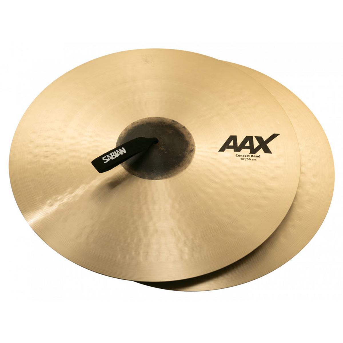 

Sabian 20" AAX Concert Band Hand Cymbals, Medium-Heavy, Natural Finish, Pair