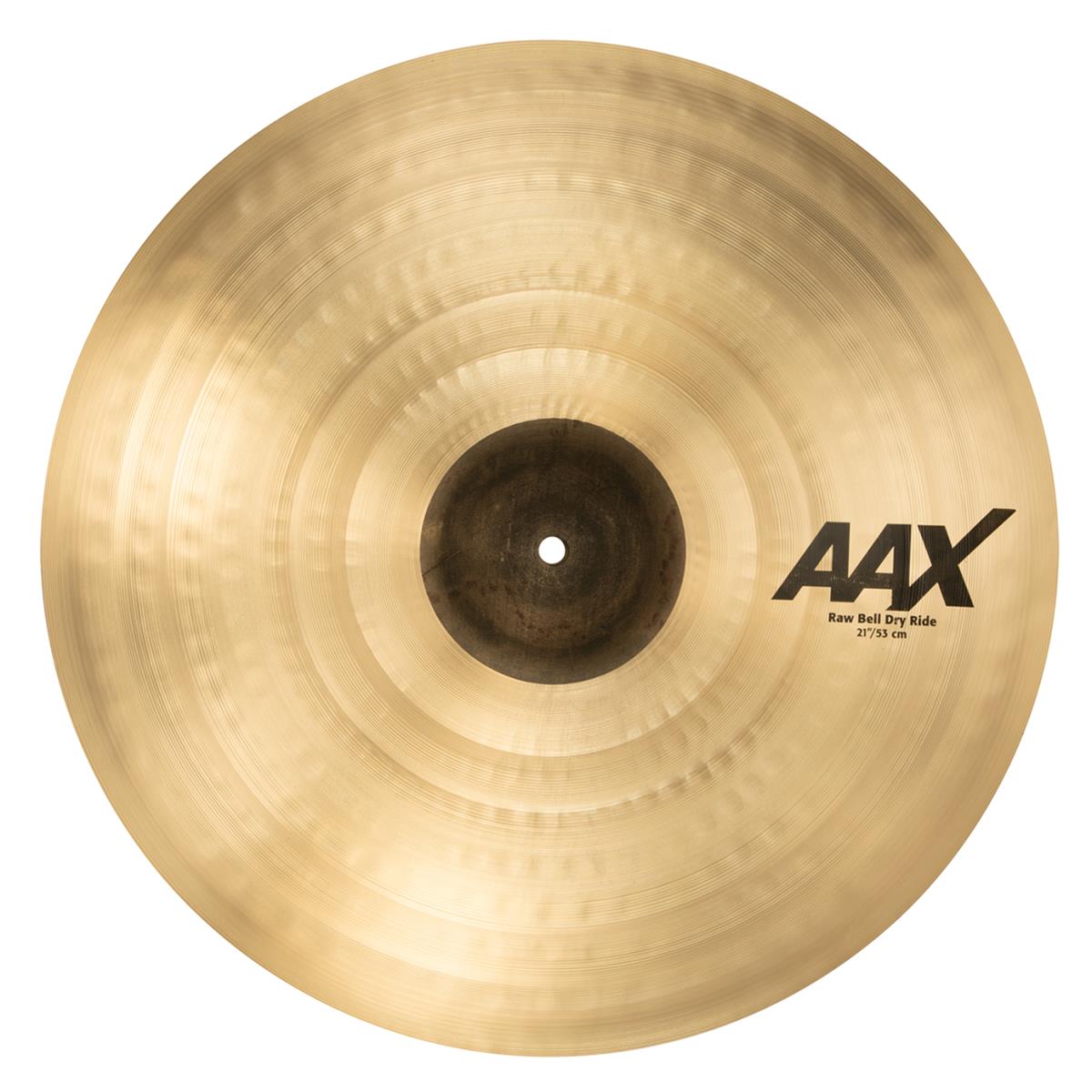 Sabian 21" AAX Raw Bell Dry Ride Cymbal, Medium-Heavy, Natural/Raw Finish -  22172X