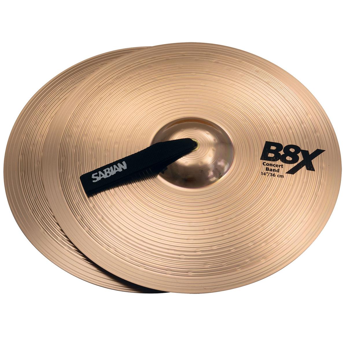 

Sabian 14" B8X Concert Band Cymbals, Medium, Pair