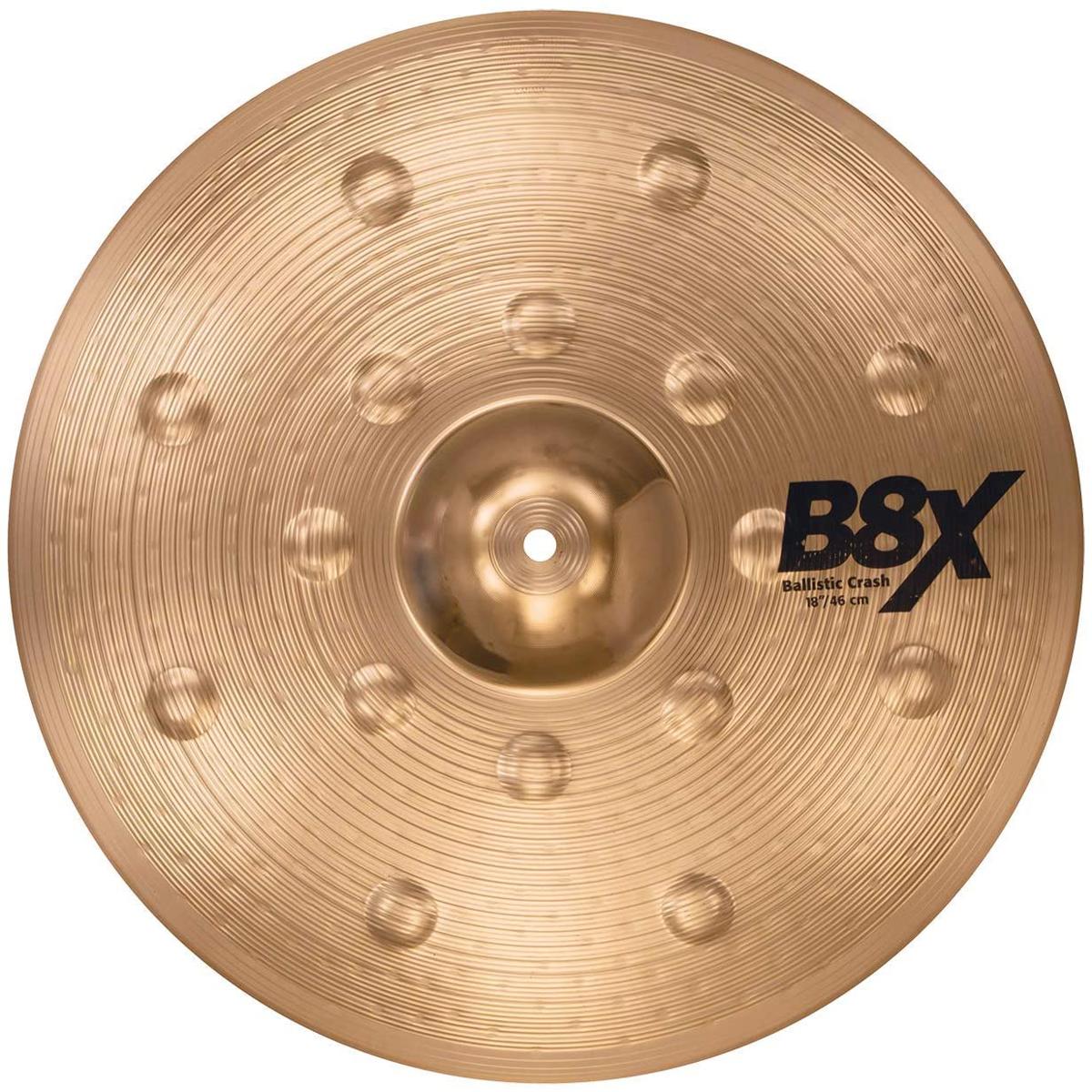 

Sabian 18" B8X Ballistic Crash Cymbal, Medium Heavy