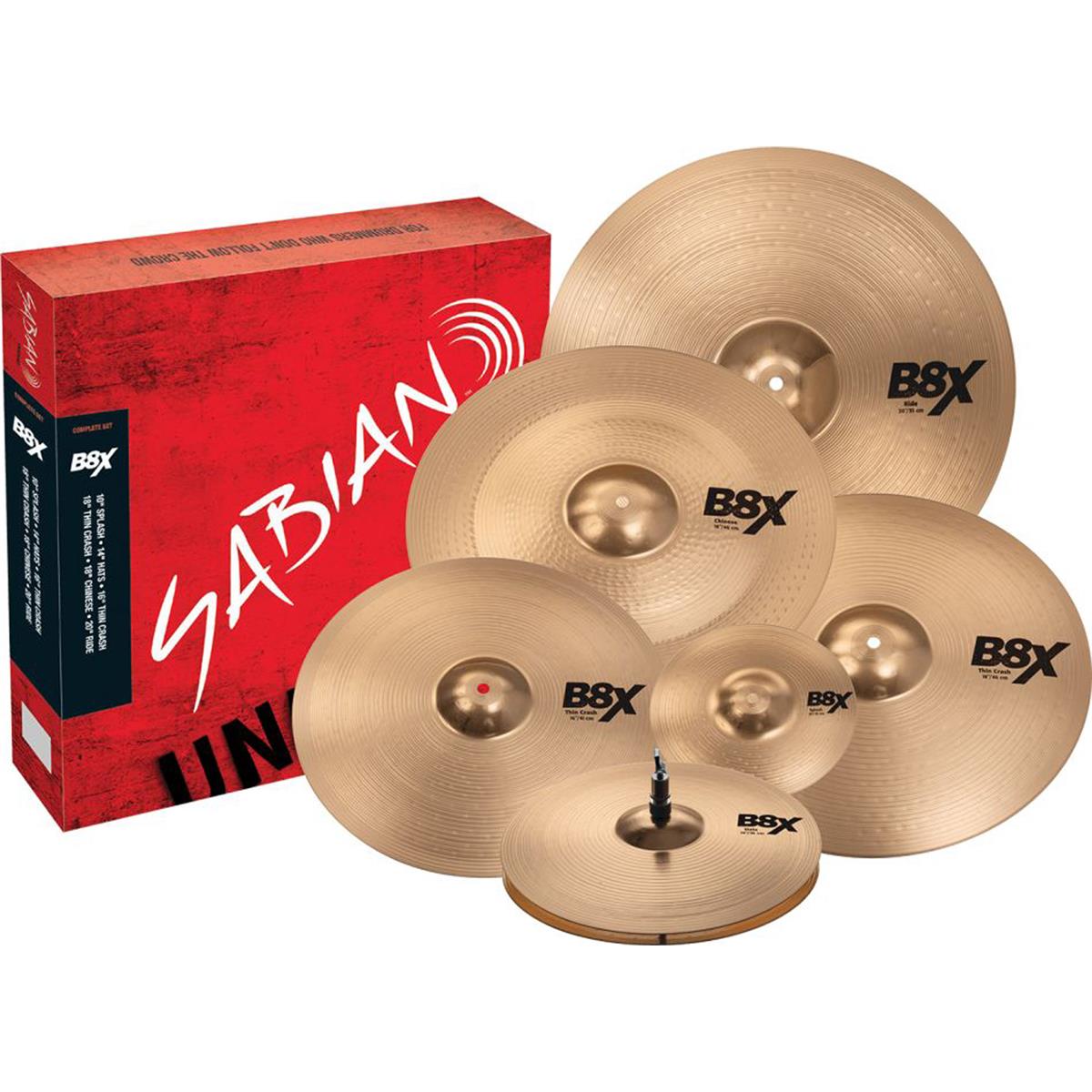 Image of Sabian B8X Complete Cymbals Set