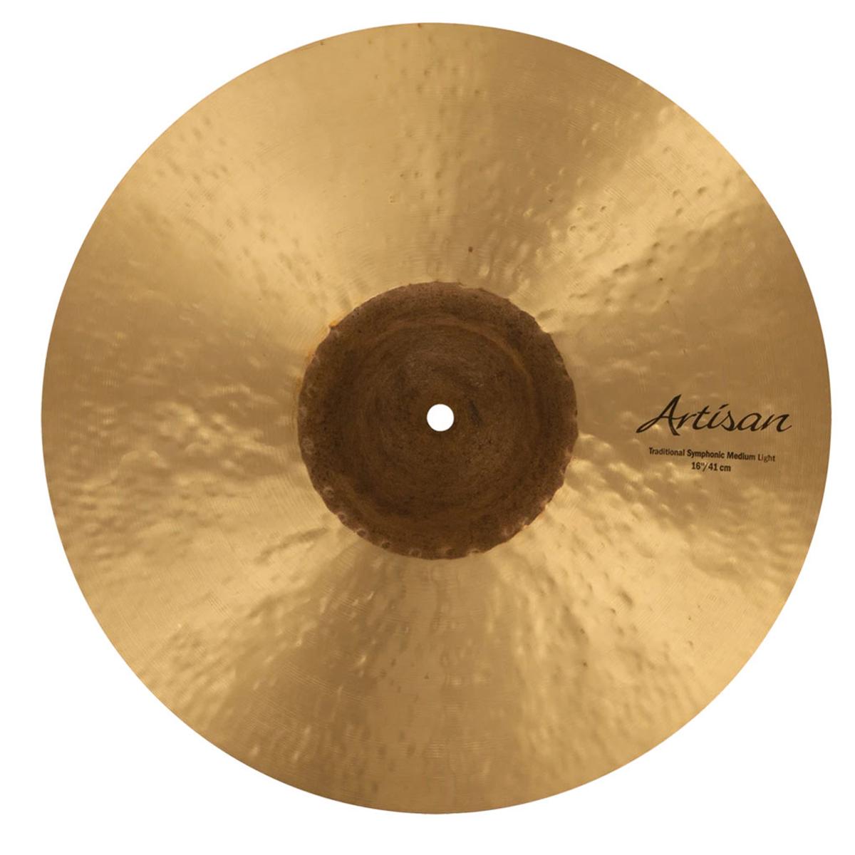 

Sabian 16" Artisan Traditional Symphonic Cymbal, Medium-Light, Natural Finish