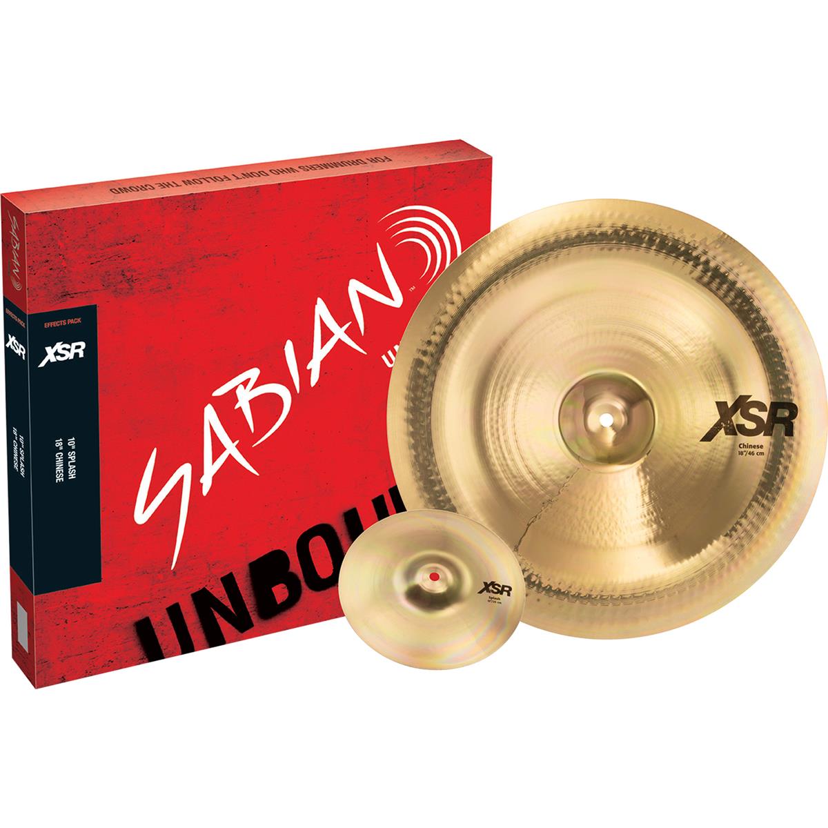 Image of Sabian XSR Effects Pack with 10&quot; XSR Splash and 18&quot; XSR Chinese Cymbals