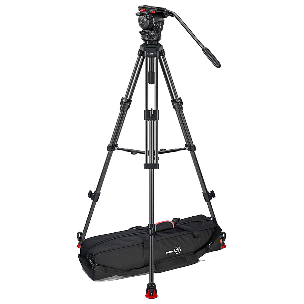 

Sachtler FSB 6 MK II Fluid Head w/75/2 Carbon Fiber Tripod & Mid-Level Spreader