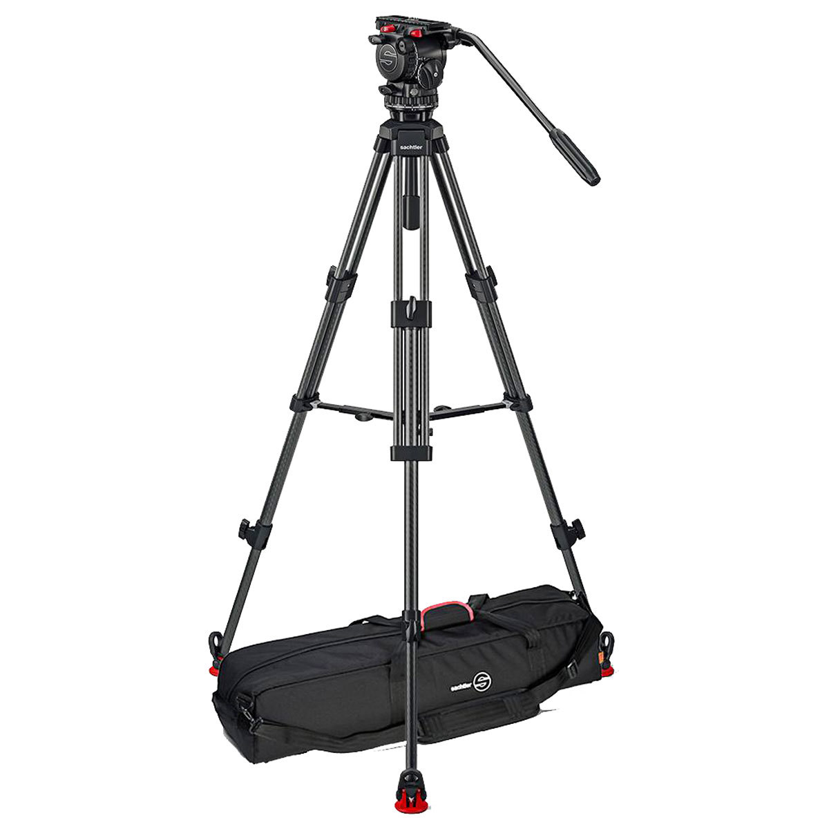 

Sachtler FSB 8 MK II Fluid Head w/75/2 Carbon Fiber Tripod & Mid-Level Spreader