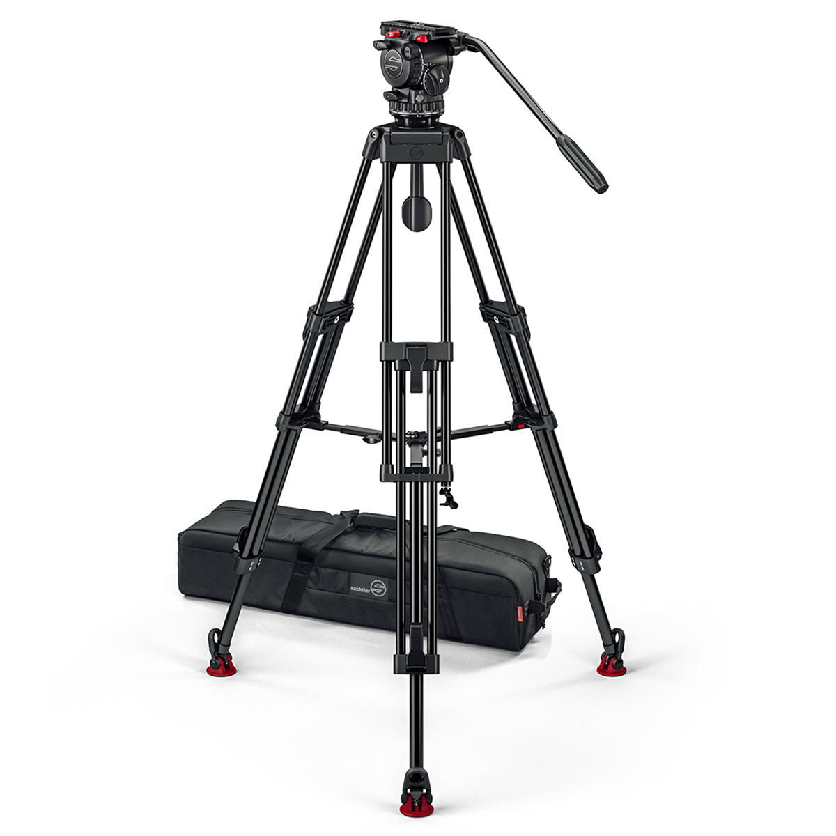 

Sachtler FSB 8 MKII Fluid Head w/ENG 75/2 D HD 3-Section Al Tripod, Mid Spreader