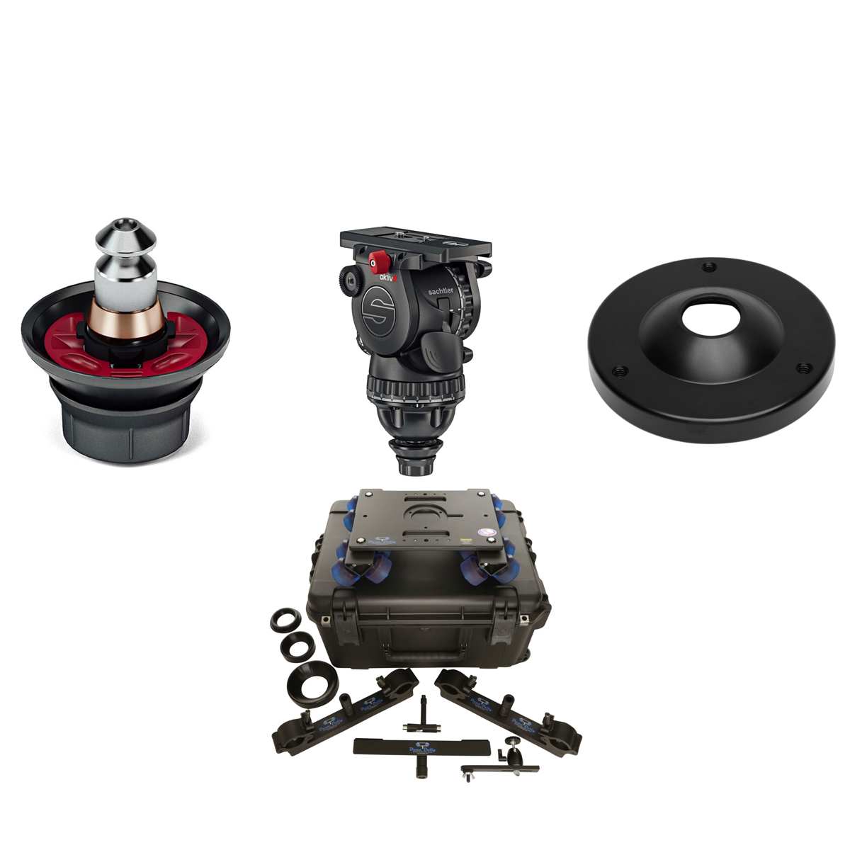 

Sachtler aktiv8T 75mm Touch & Go Fluid Head, Bundle w/Accessory Kit & Rental Kit