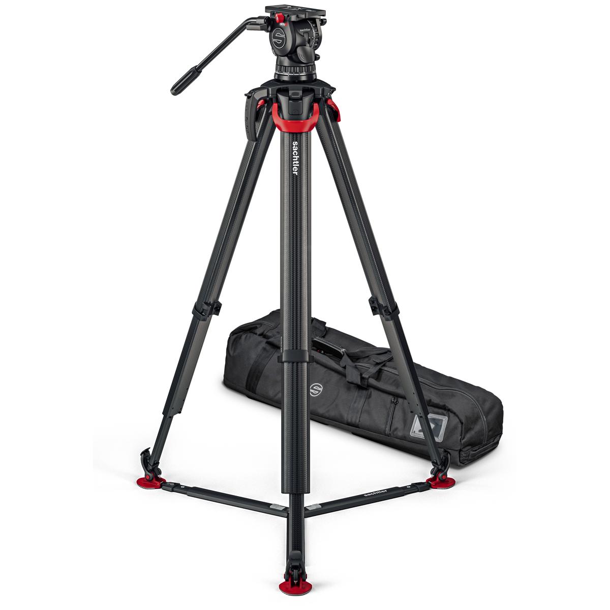 

Sachtler aktiv10T 100mm Fluid Head with flowtech 100 CF Tripod & Ground Spreader