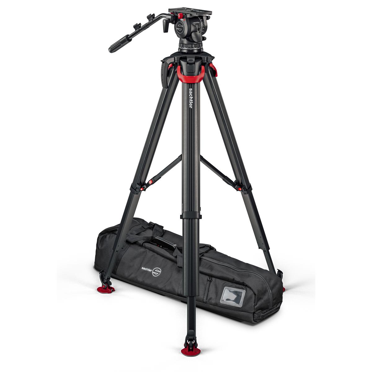 Photos - Tripod Sachtler aktiv12T 100mm Fluid Head w/flowtech 100 CF  & Mid-Leve 