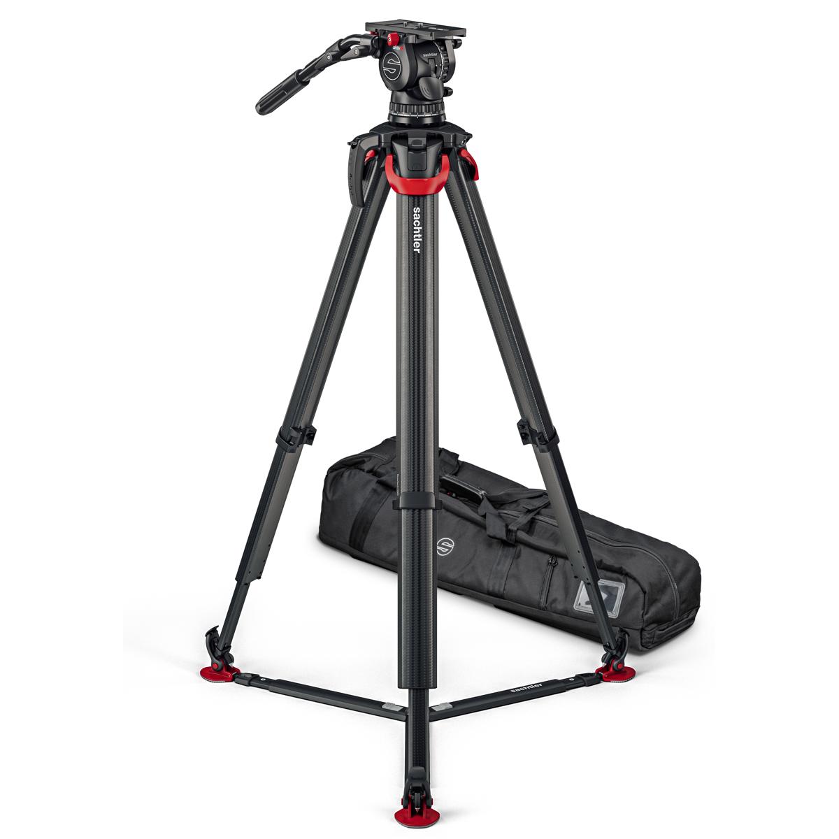 

Sachtler aktiv14T 100mm Fluid Head with flowtech 100 CF Tripod & Ground Spreader