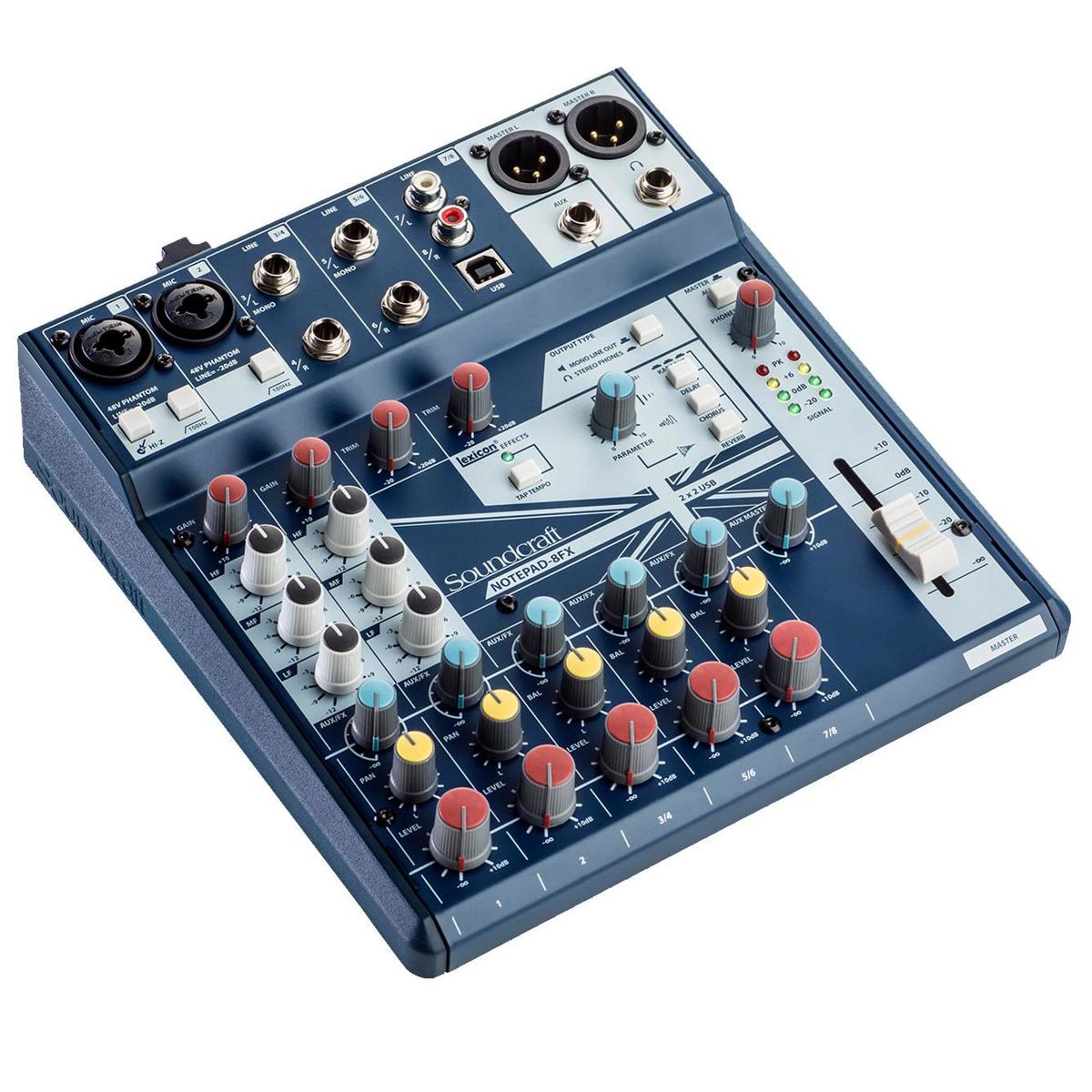 

Soundcraft Notepad-8FX Small-format Analog Mixing Console