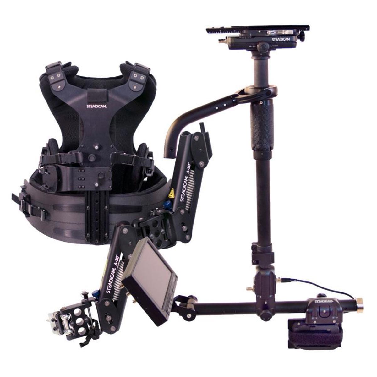 

SteadiCam AERO 30 Sled with 7" Monitor, Sony BP-U Mount, A-30 Arm, Zephyr Vest