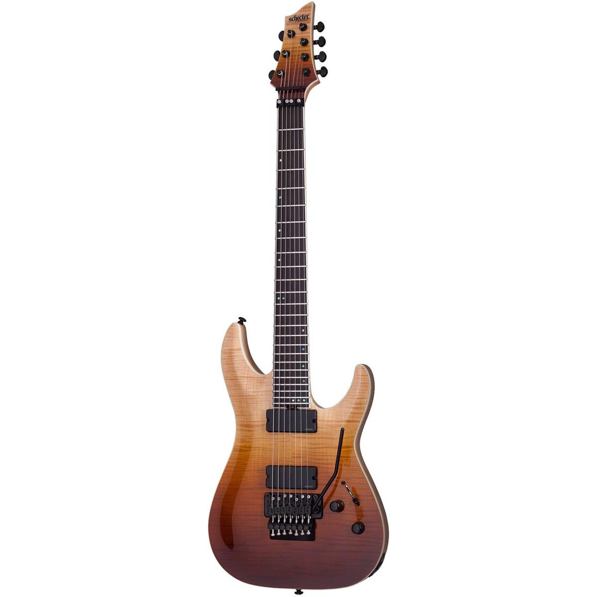 

Schecter C-7 FR SLS Elite 7-String Electric Guitar, Ebony, Antique Fade Burst