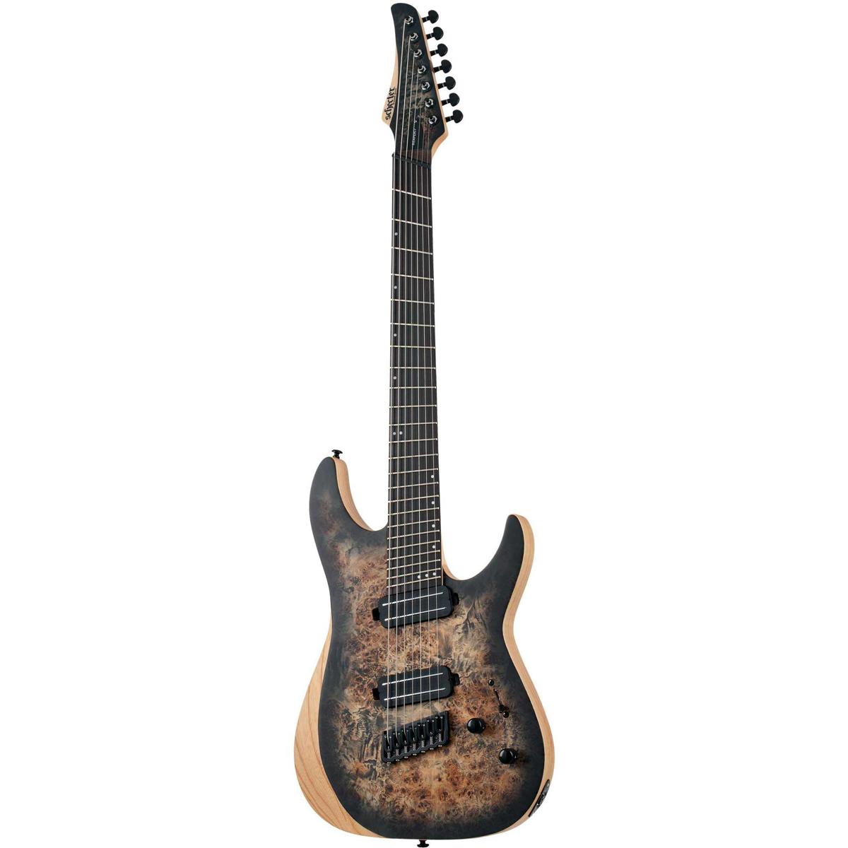 

Schecter Reaper-7 Multiscale 7-String Electric Guitar,Ebony,Satin Charcoal Burst