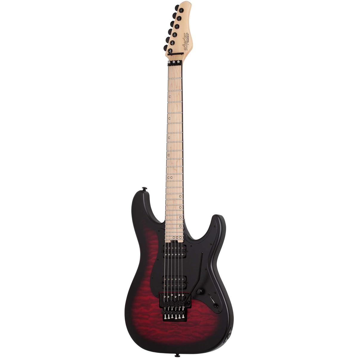 

Schecter Miles Dimitri Baker SVSS Electric Guitar, Maple,Crimson Red Burst Satin