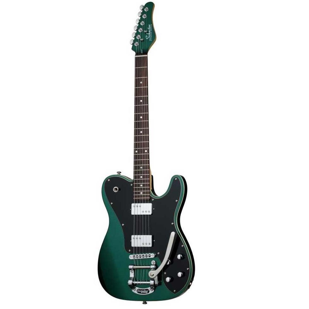 

Schecter PT Fastback II B Vintage Electric Guitar, Rosewood, Dark Emerald Green