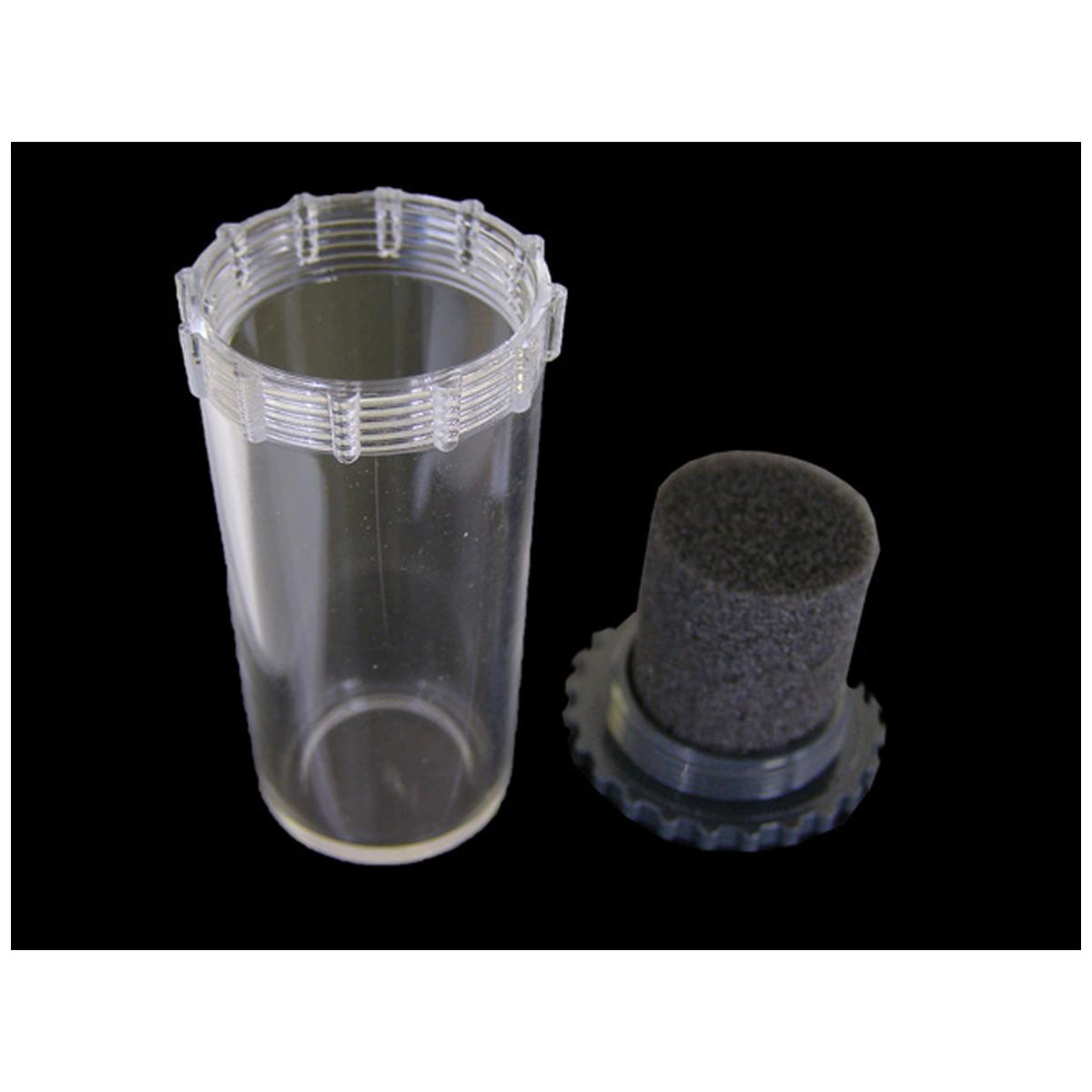 

Schoeps Clear Plastic Screw-Top Storage Vial, Tall, for Side Address Capsules