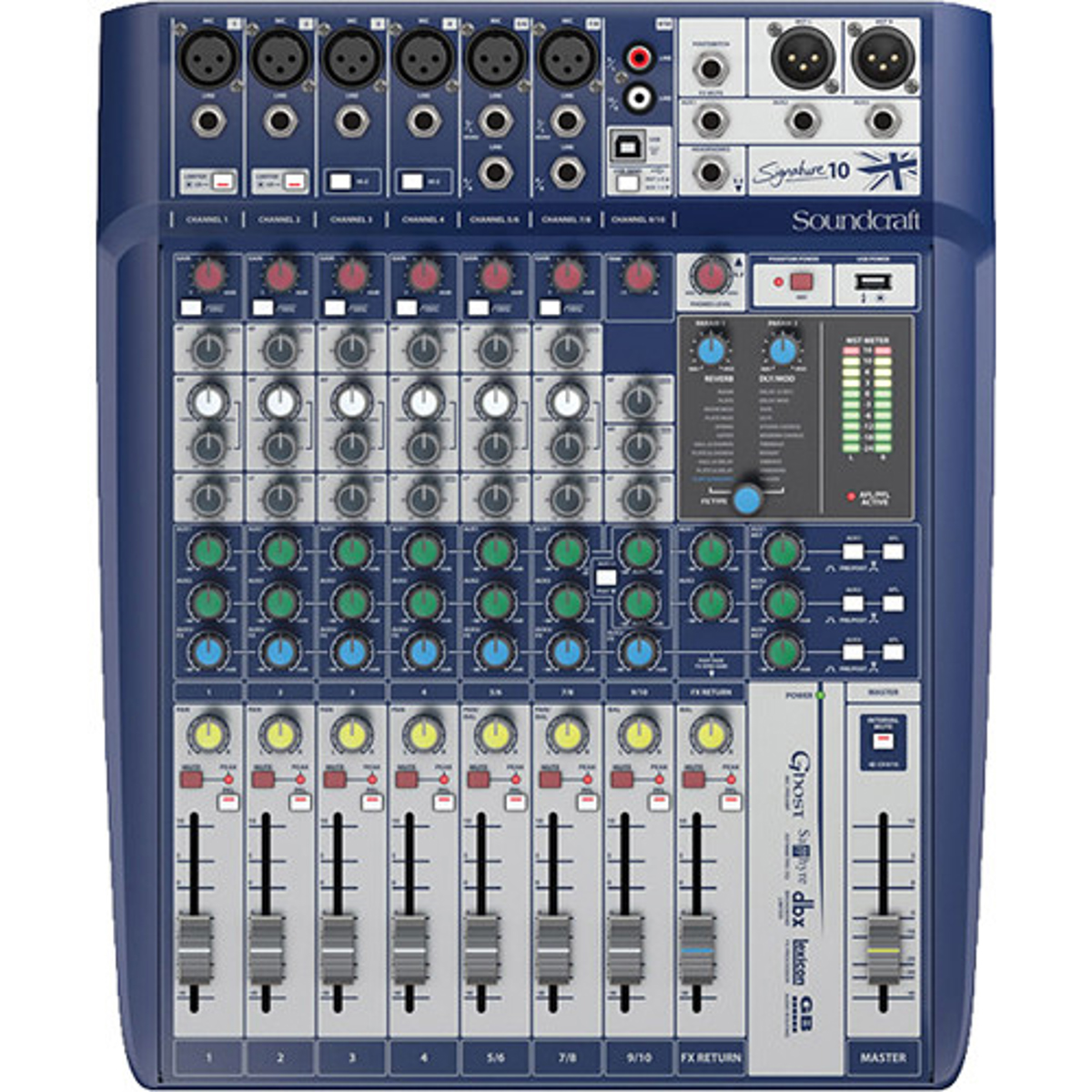 

SteadiCam Soundcraft Signature 10 10-Channel Analog Mixer with Effects