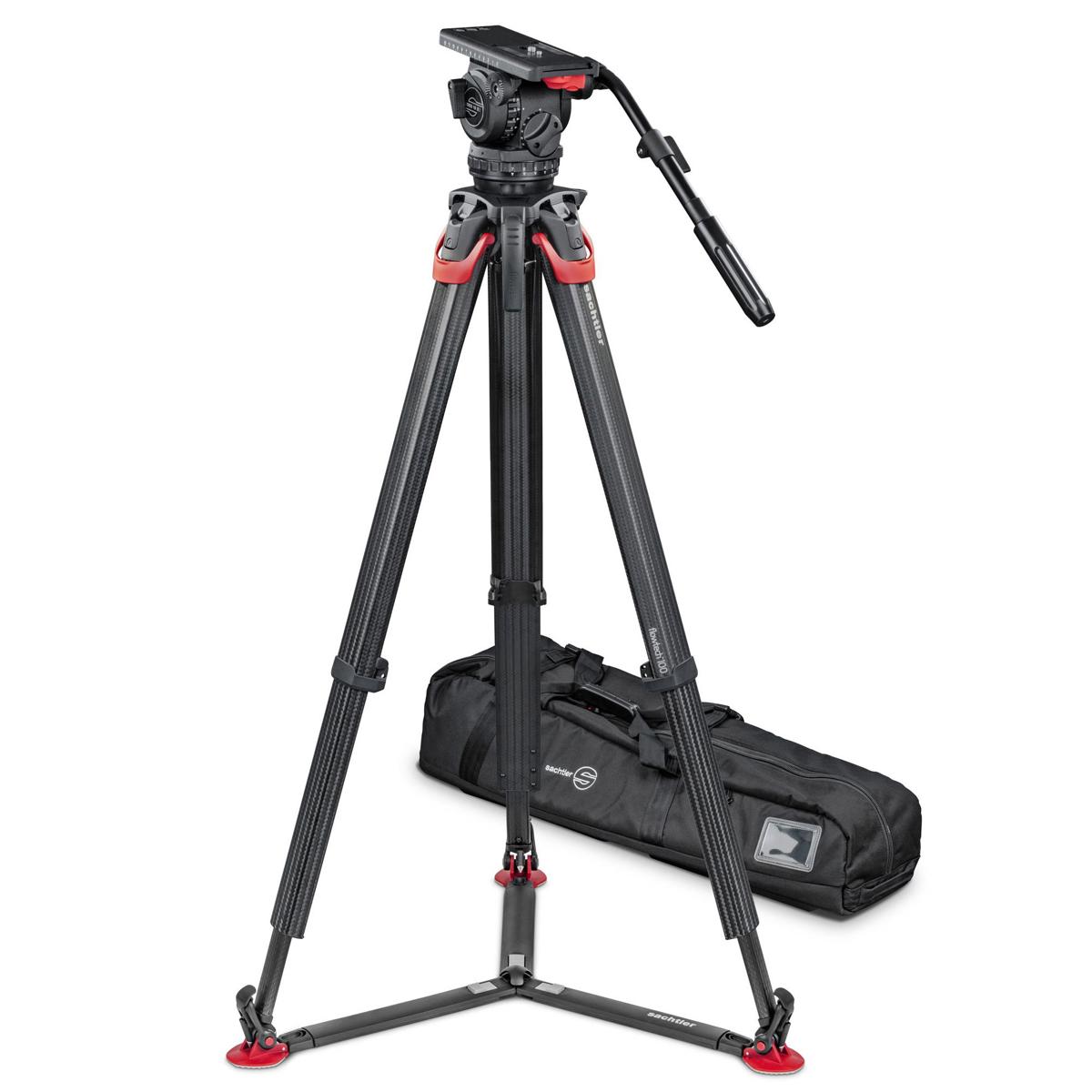 Photos - Tripod Sachtler Video 18 Fluid Head w/flowtech 100 3-Section CF , Ground Sp 