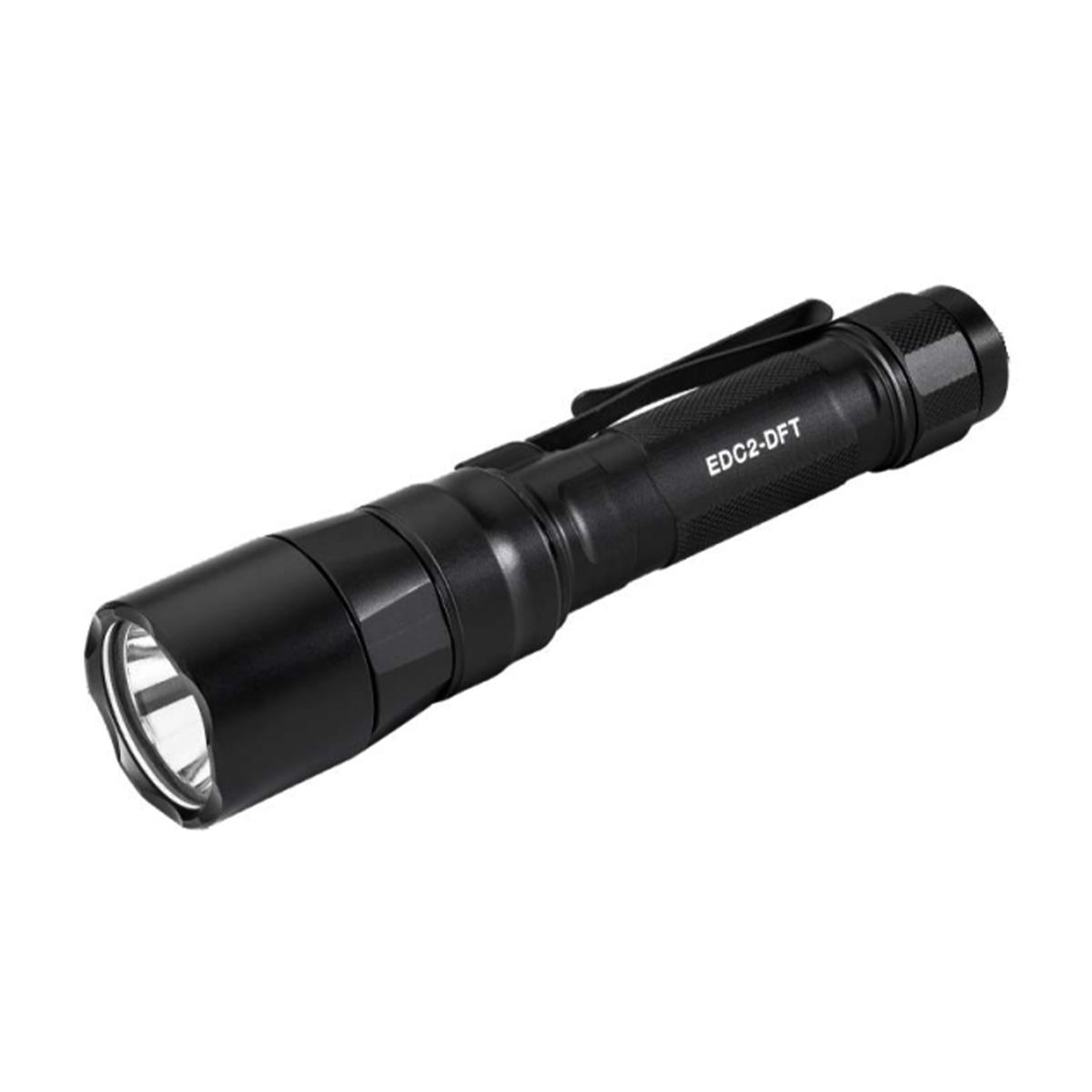 Image of SureFire EDC2-DFT Dual-Fuel Turbo LED Flashlight Black