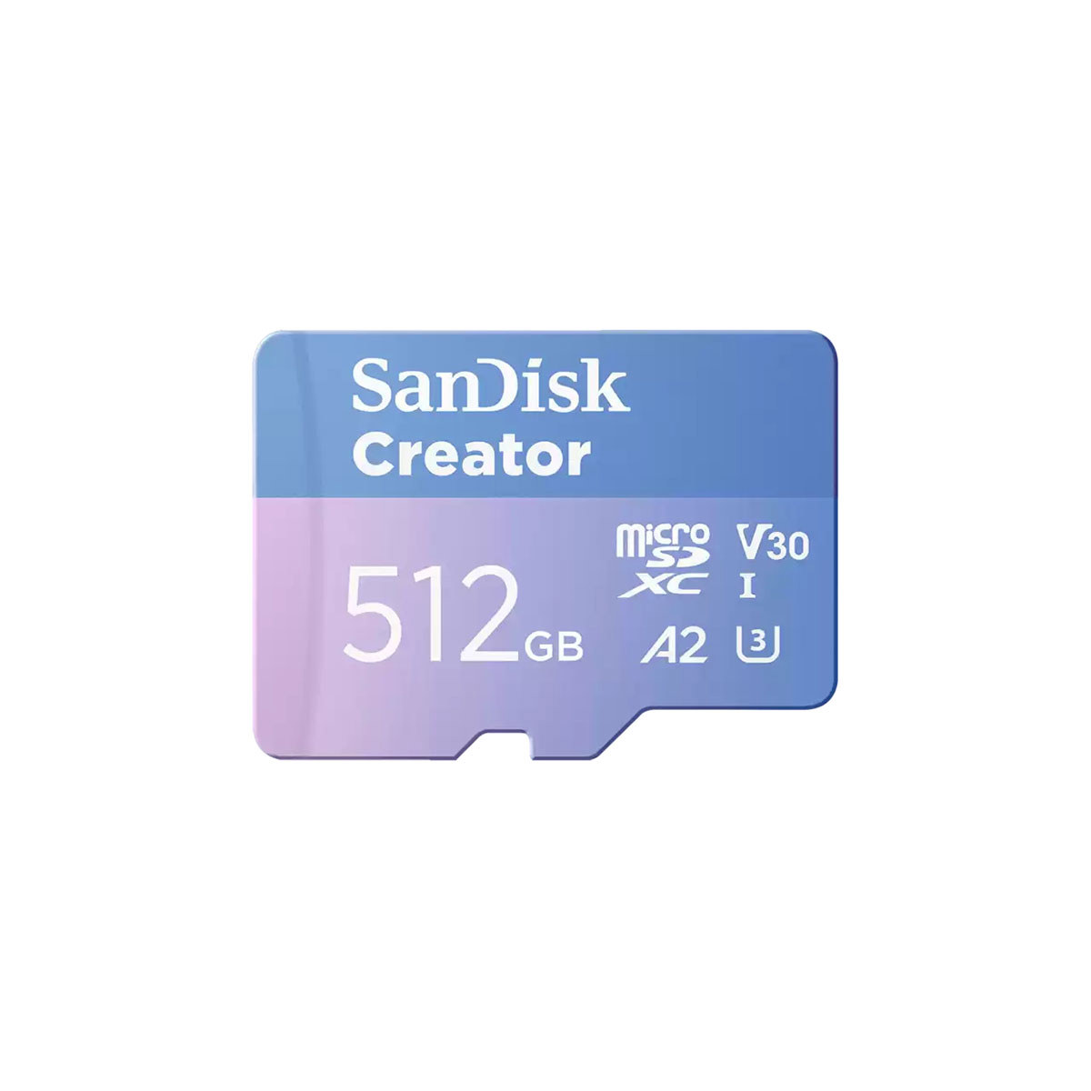 

SanDisk Creator Series 512GB UHS-I microSDXC Memory Card with SD Adapter