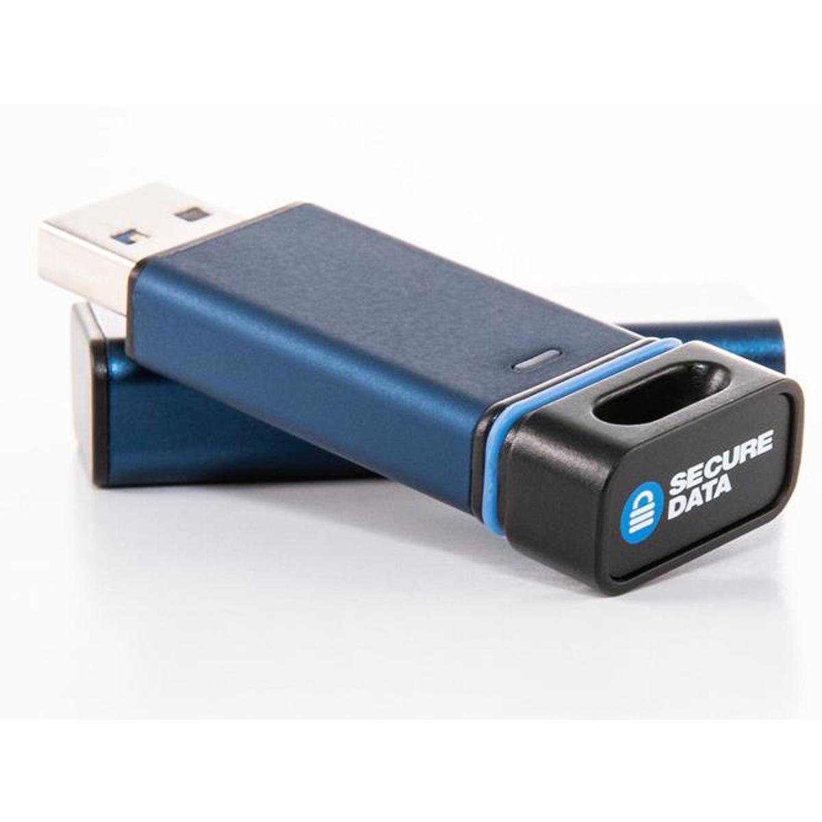 

Secure Data SecureData SecureUSB BT 64GB USB 3.0 Flash Drive, Unlock via Mobile App