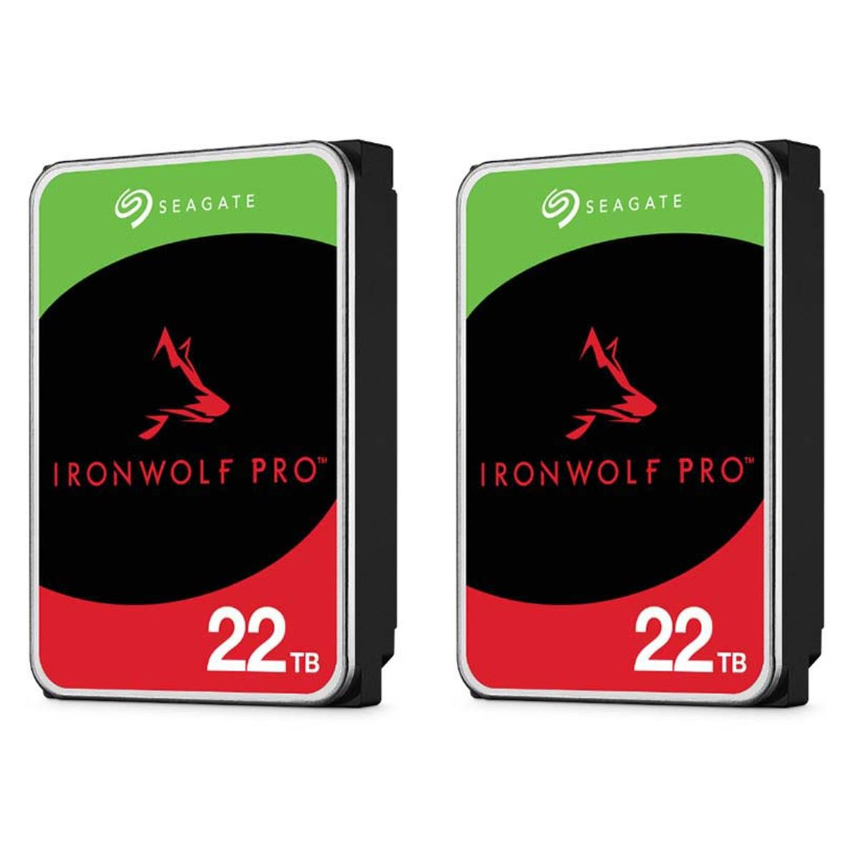

Seagate IronWolf Pro 22TB SATA III Internal NAS Hard Drive, 2 Pack