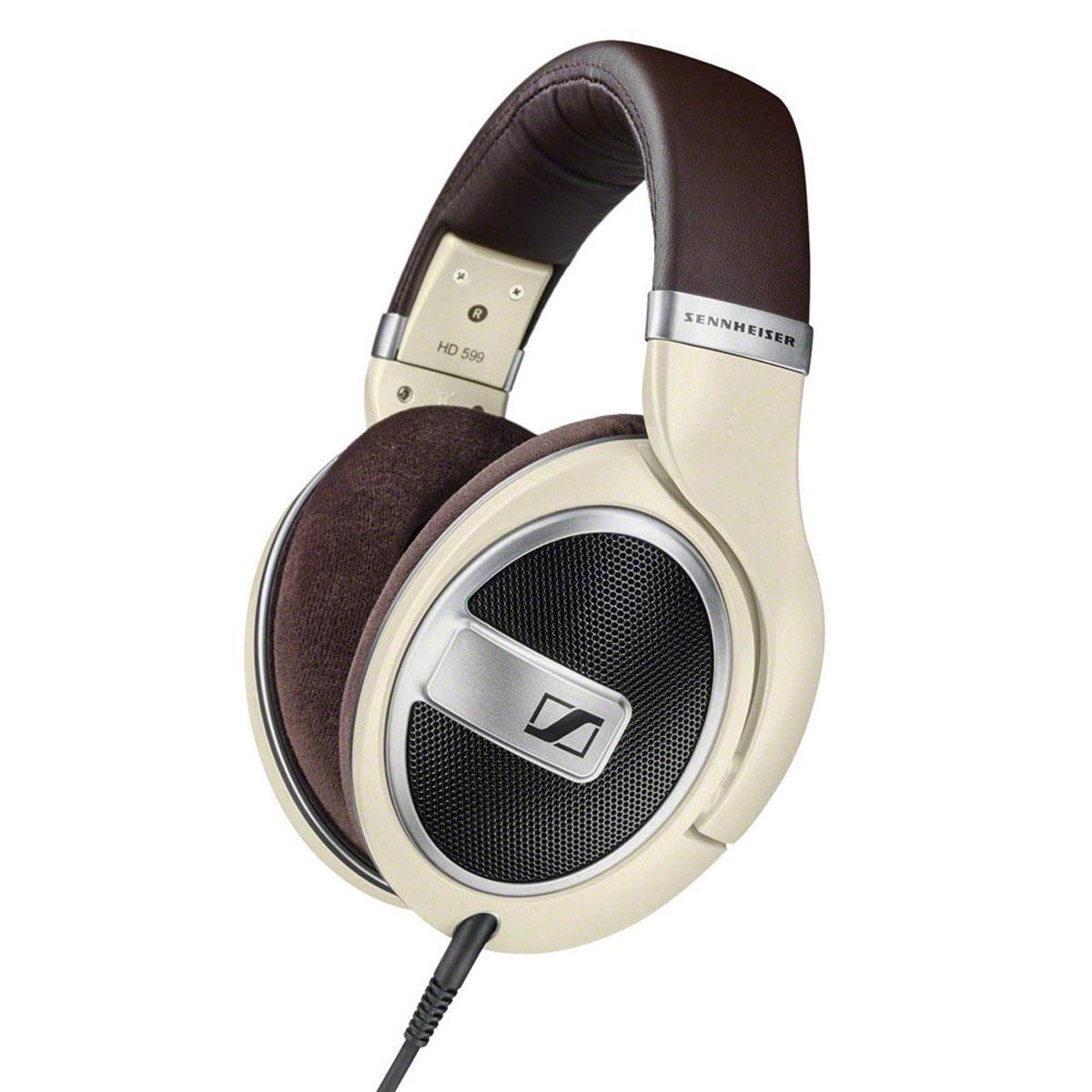 

Sennheiser HD-599 Open-Back Around-Ear Headphone, Matte Ivory