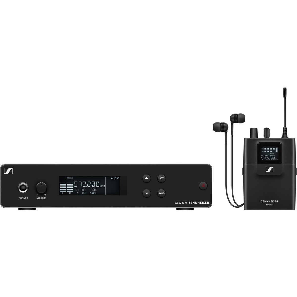 

Sennheiser XSW IEM SET Stereo In-Ear Wireless Monitoring System A: 476-500MHz