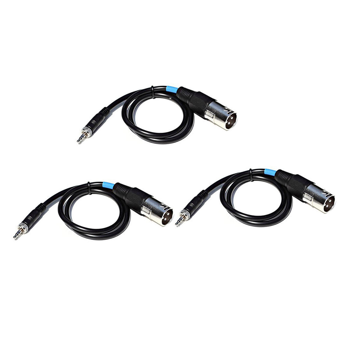 Sennheiser KBL to XLR Stereo Microphone Cable for EK 500 G1/G2,EK 2000 Rx,3-Pack -  554387 3X