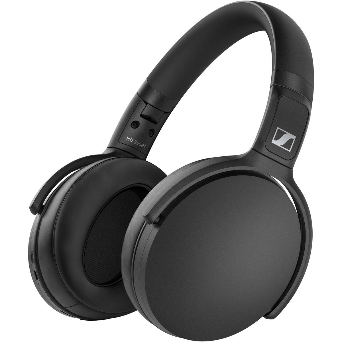 

Sennheiser HD 350BT Wireless Closed-Back Around-Ear Headphone with Mic, Black