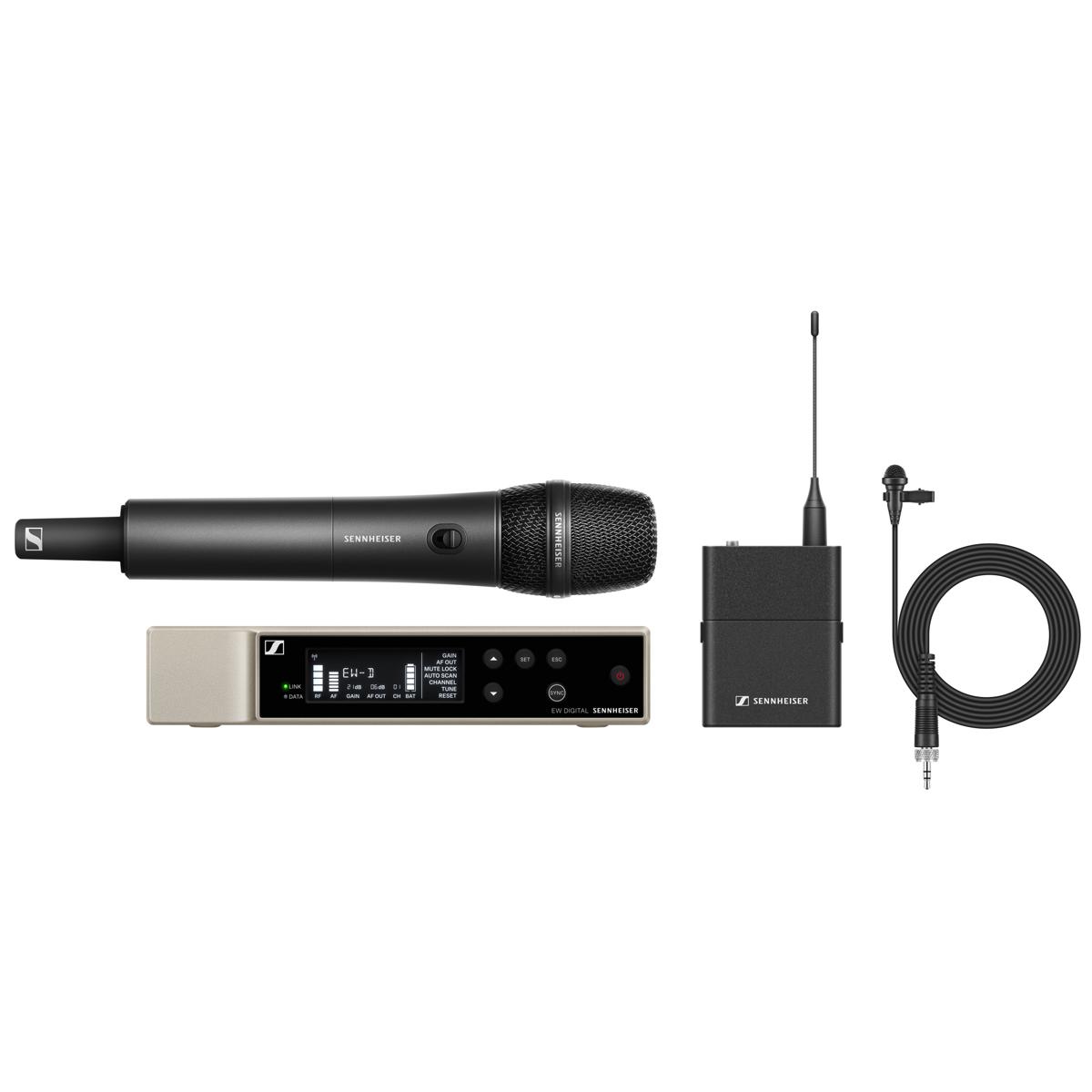 

Sennheiser EW-D ME2/835-S Digital Wireless Lavalier & Vocal Combo Set,552-608MHz