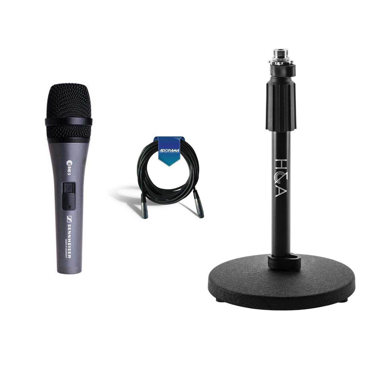 

Sennheiser e 845-S Wired Supercardioid Handheld Mic W/ Tabletop Stand/ 20'Cable