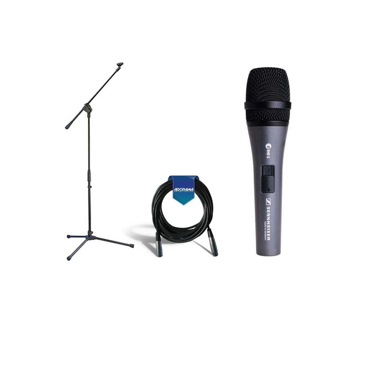 

Sennheiser e 845-S Wired Supercardioid Handheld Mic W/Samson Mic Stand/ 20'Cable