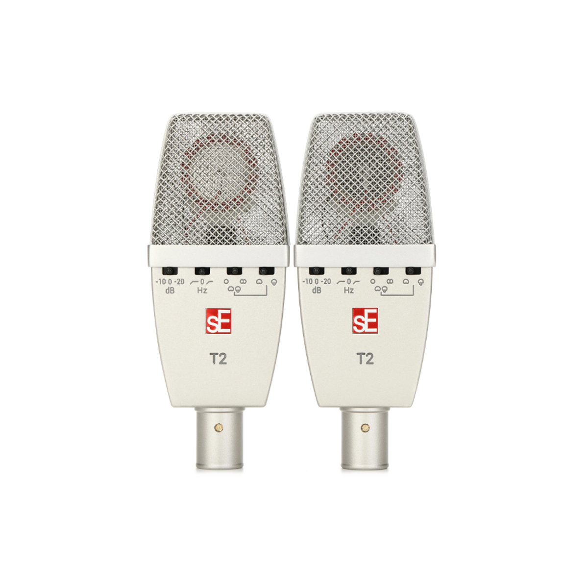

SE Electronics T2 Large-Diaphragm Multi-Pattern Condenser Microphones, Pair