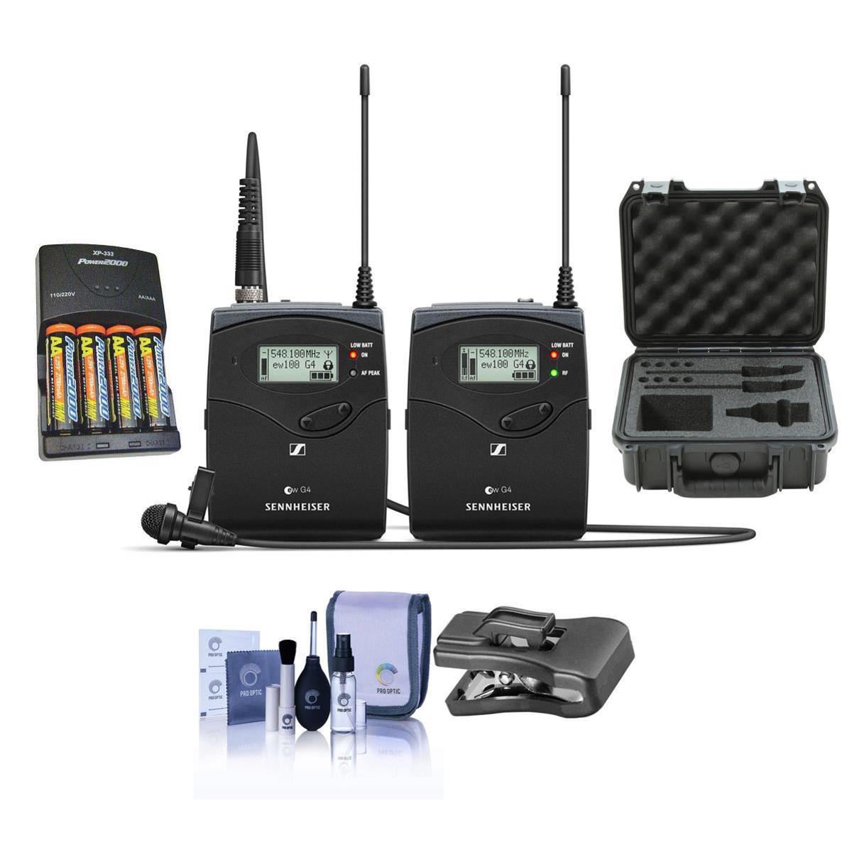 

Sennheiser ew 112 P G4 Camera Lavalier Set, g: 566 - 608 MHz With Accessory Kit