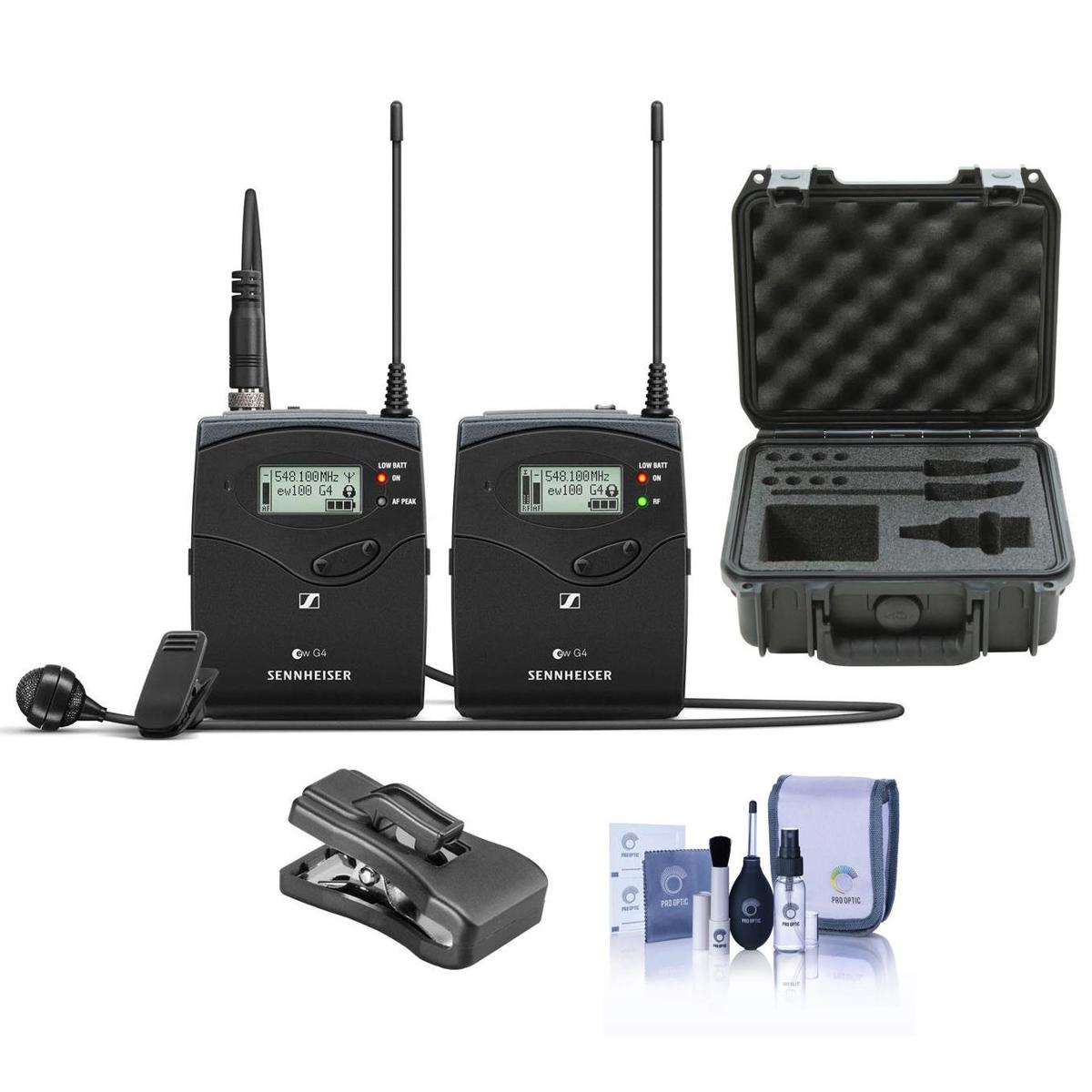 

Sennheiser EW 122 P G4 Camera Lavalier Set, G:Band With Accessory Kit