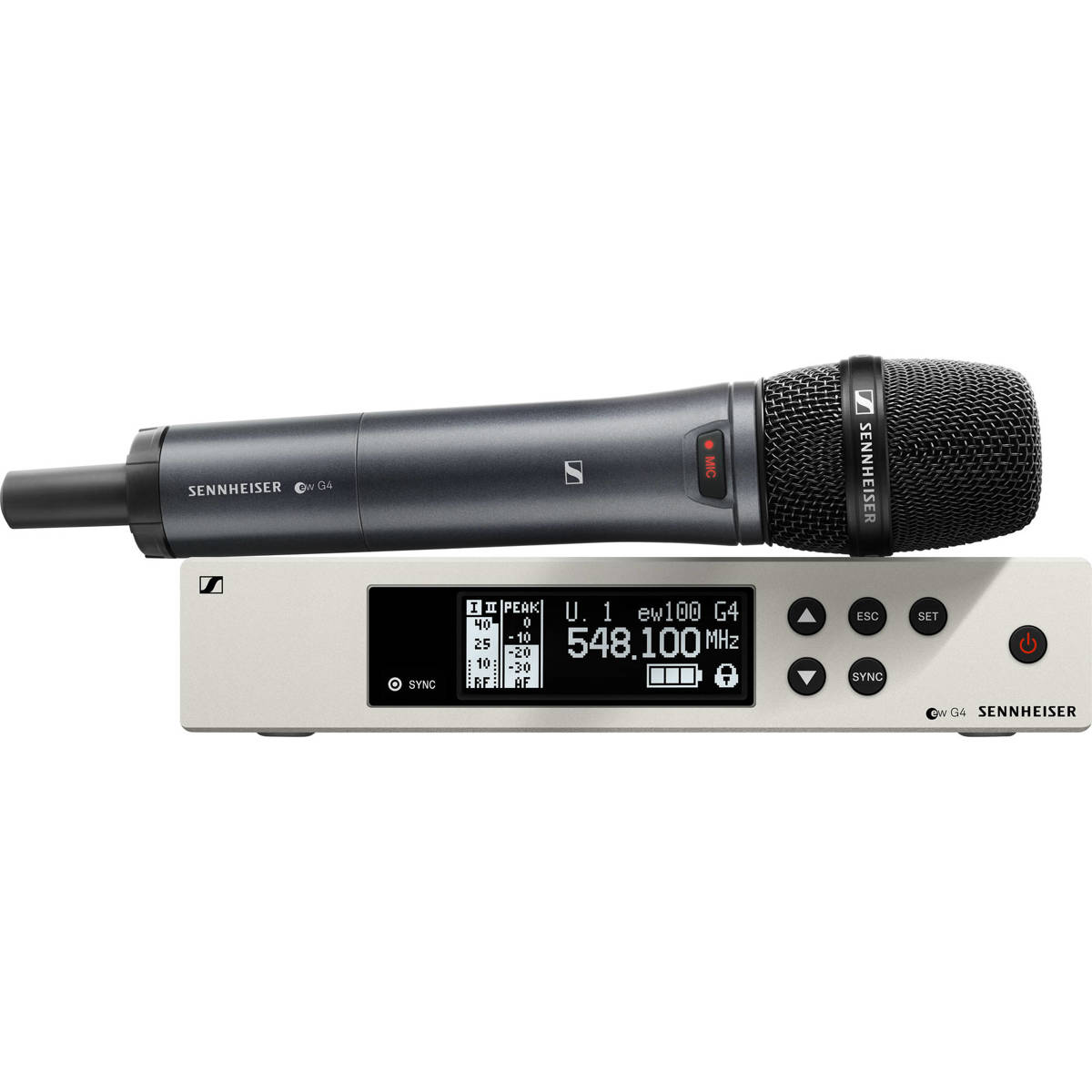 

Sennheiser ew 100 G4-845-S Wireless Vocal Set, G: 566 - 608 MHz