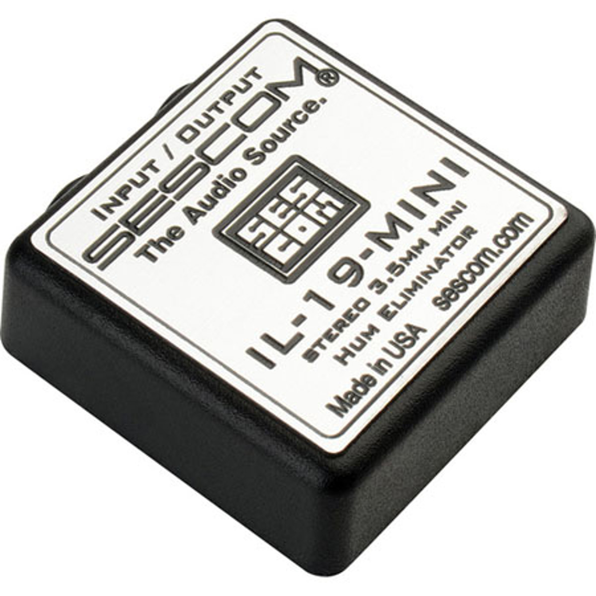 

Sescom IL-19-MINI 3.5 mm Stereo Mini I/O Hum Eliminator