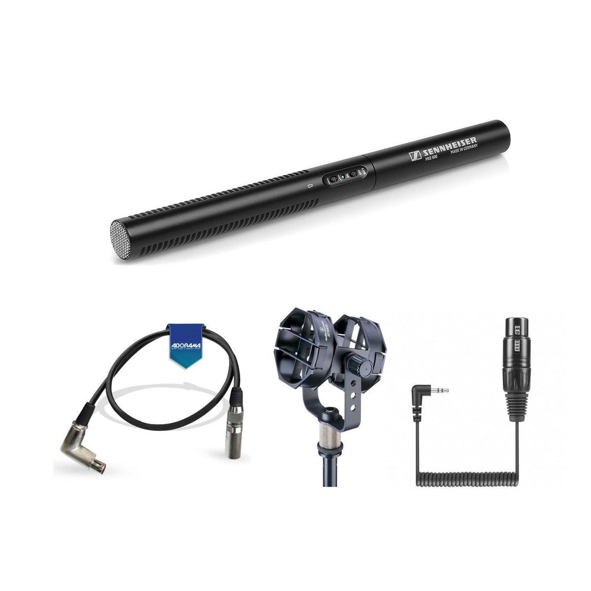 Sennheiser MKE 600 Shotgun Microphone - With Accessory Bundle -  MKE600 B