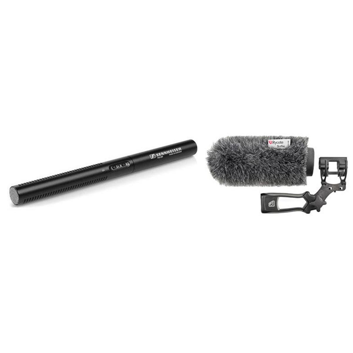 

Sennheiser MKE 600 Shotgun Microphone with Rycote 14cm Classic Softie