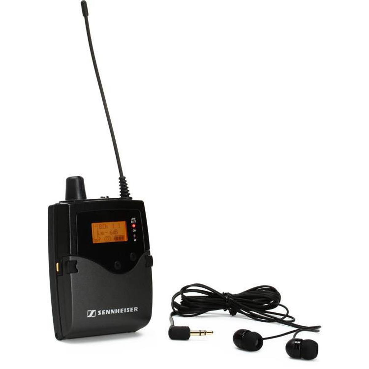 

Sennheiser EK 2000 IEM Bodypack Receiver w/ IE 4 Earbuds, GW1: 558 to 608 MHz