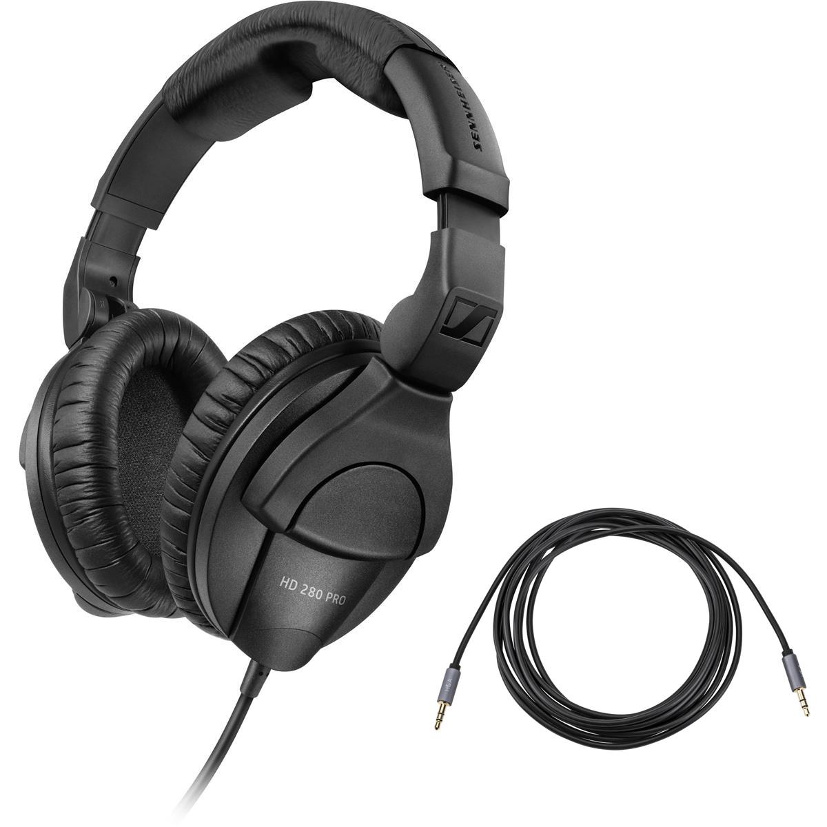 Image of Sennheiser HD 280 PRO Around-the-Ear Monitoring Headphones W/10' 3.5mm F/A Cable