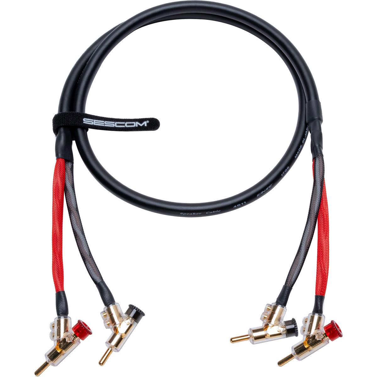 

Sescom Canare 4S11 10' Banana Plug to Banana Plug Audiophile Speaker Cable